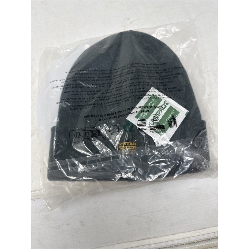 G-Star Originals Raw Knit Unisex Hat Effo Long Beanie Green
